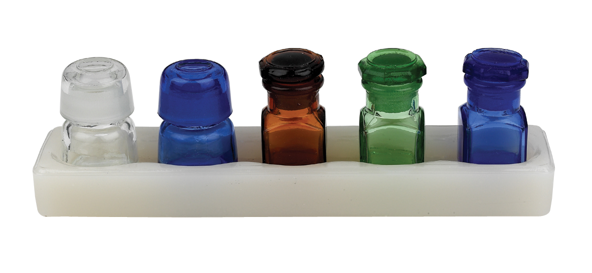 medicament bottle stand